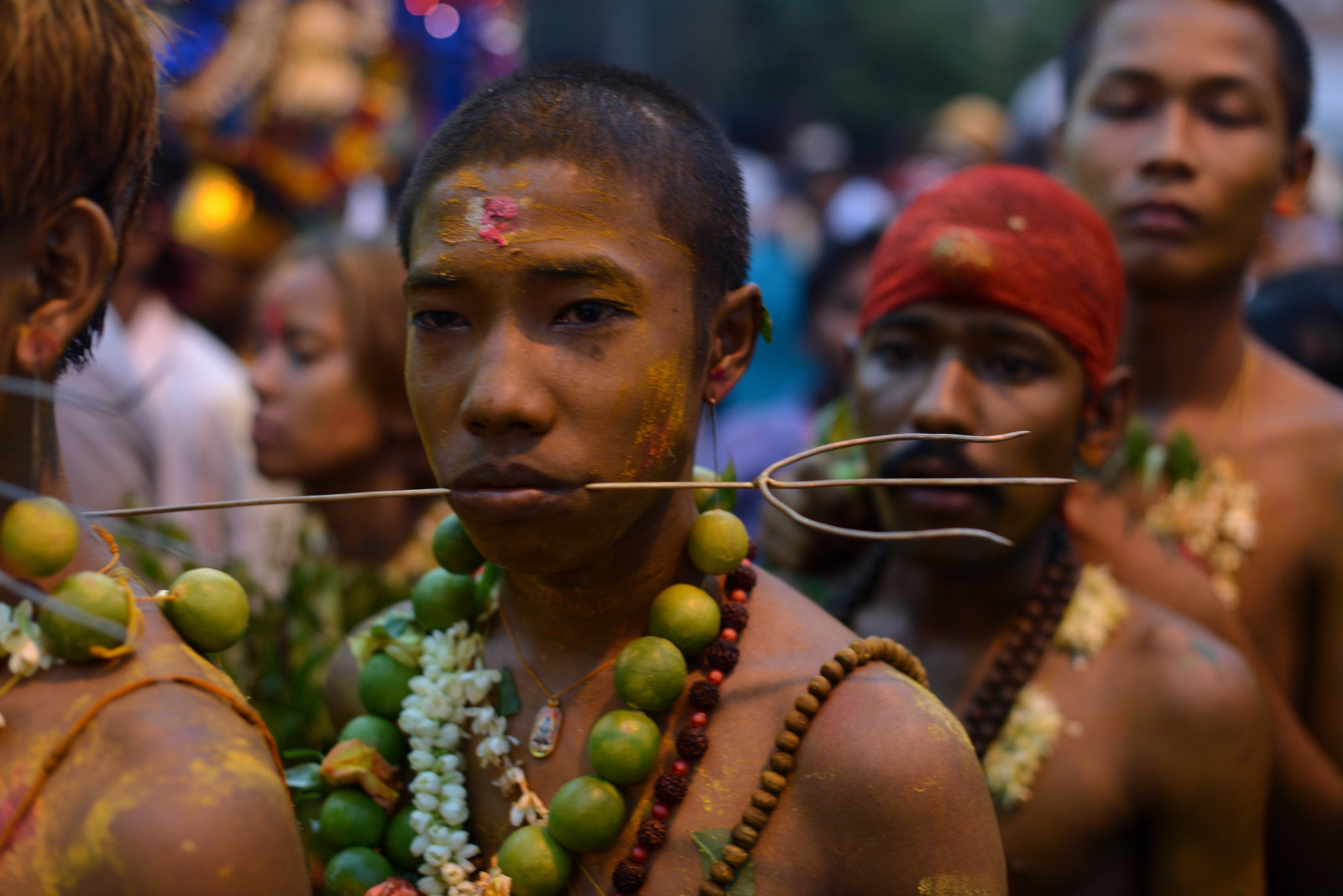 Celebrations and Festivals: a procession in Yangon